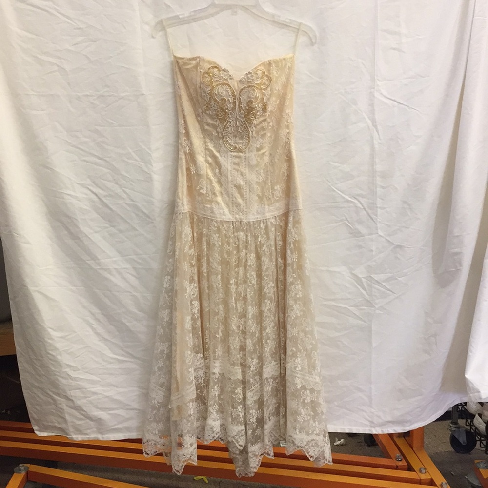 Gunnie Sax Jessica McClintock Lacy Dress